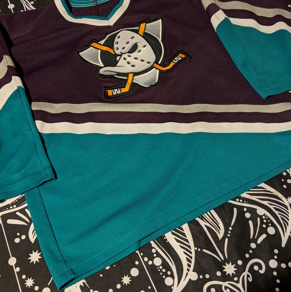 Throwback Mighty Ducks Hockey Jersey